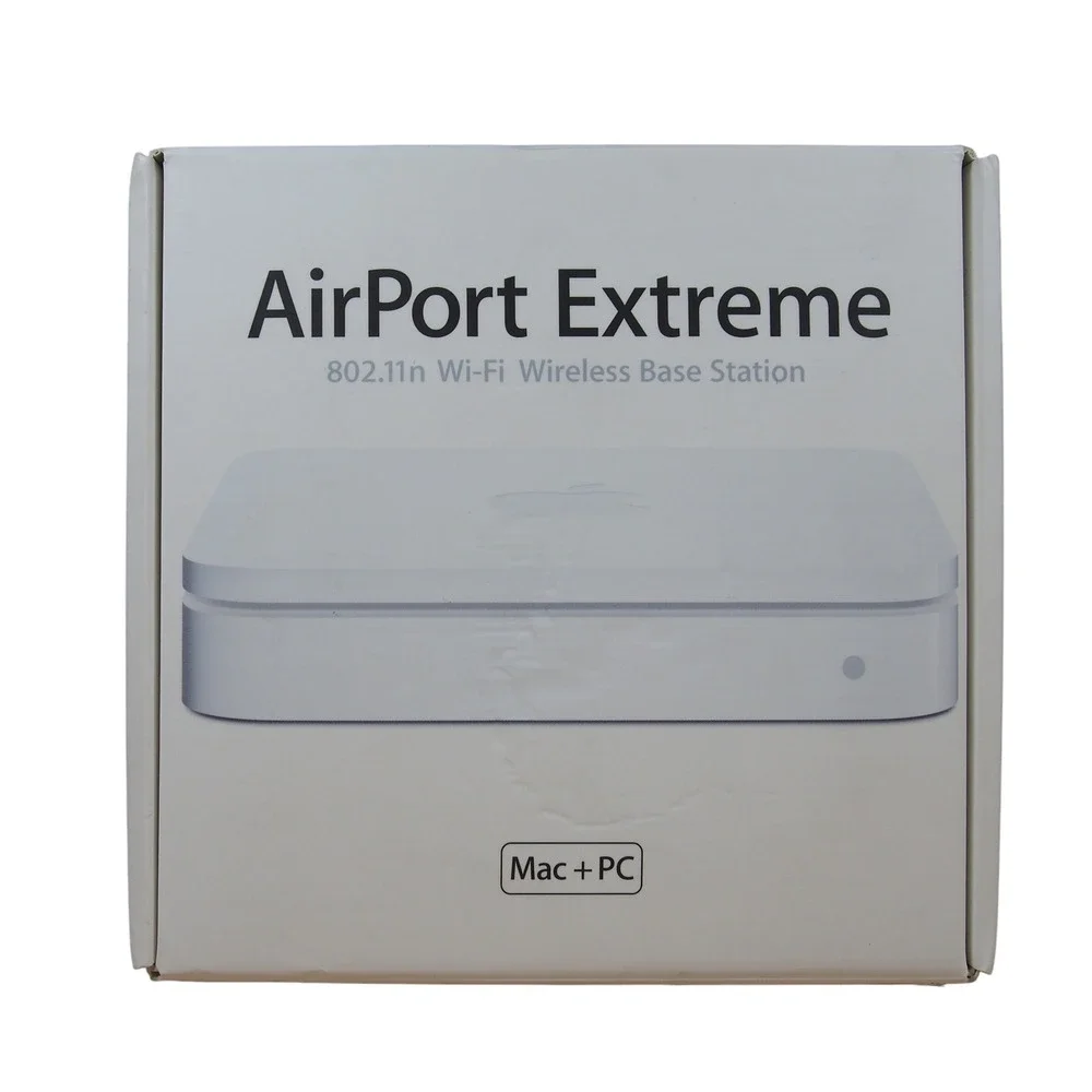 Apple AirPort Extreme Base Station A1143 2nd Gen MB053LL/A 802.11n WiFi Router